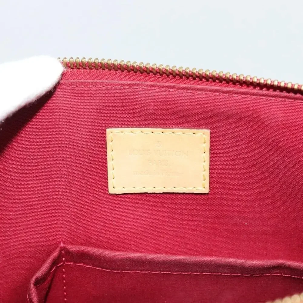 Louis Vuitton Monogram Vernis Bellevue PM Handbag Red